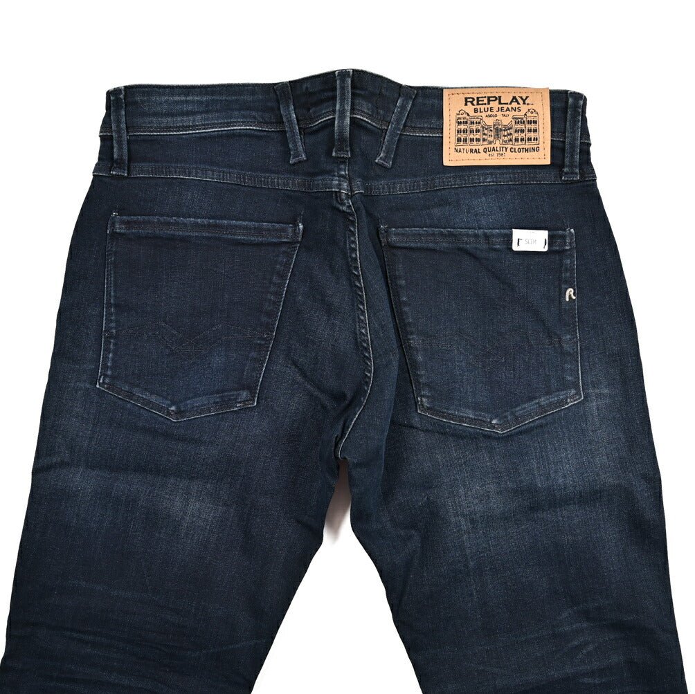 REPLAY ANBASS パワーストレッチデニム スリムフィットジーンズ / M914｜429568-W32-L30｜GUARDAROBA MILANO OFFICIAL STORE