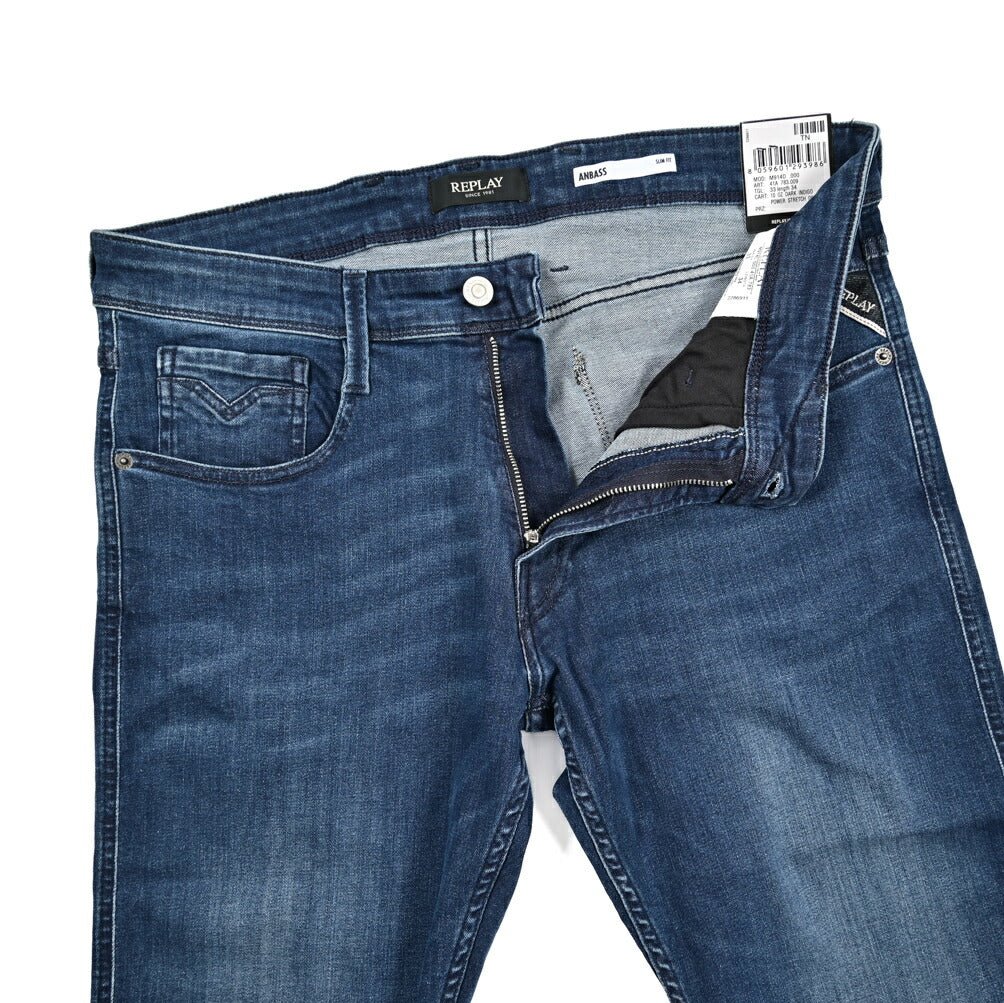 秋冬先行セール｜REPLAY ANBASS ストレッチデニム スリムフィットジーンズ / M914D｜429390-W33-L34｜GUARDAROBA MILANO OFFICIAL STORE
