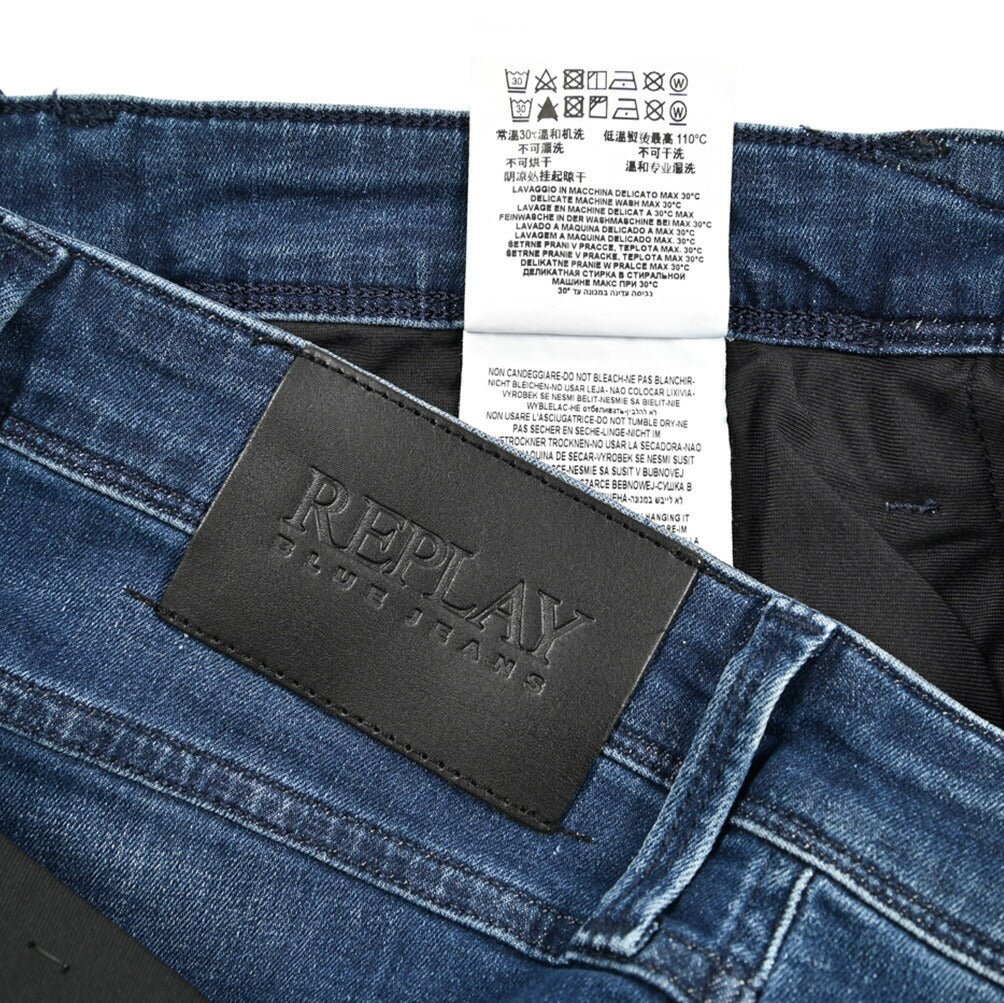 秋冬先行セール｜REPLAY ANBASS ストレッチデニム スリムフィットジーンズ / M914D｜429390-W33-L34｜GUARDAROBA MILANO OFFICIAL STORE