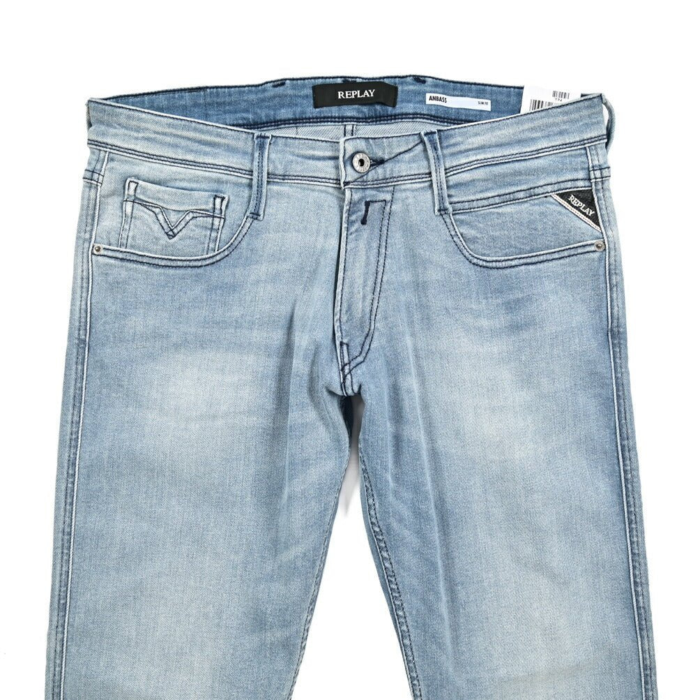 秋冬先行セール｜REPLAY ANBASS ストレッチデニム スリムフィットジーンズ / M914Y｜427171-W27-L30｜GUARDAROBA MILANO OFFICIAL STORE