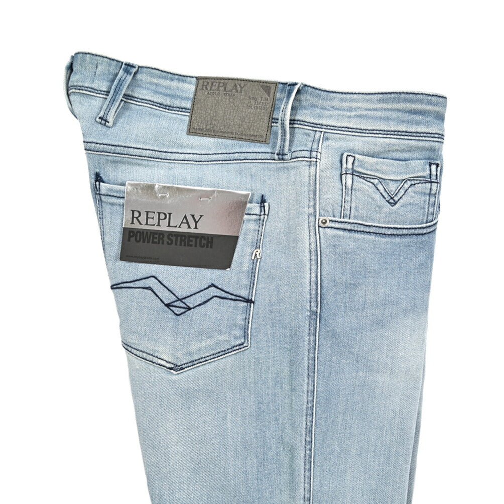 秋冬先行セール｜REPLAY ANBASS ストレッチデニム スリムフィットジーンズ / M914Y｜427171-W27-L30｜GUARDAROBA MILANO OFFICIAL STORE