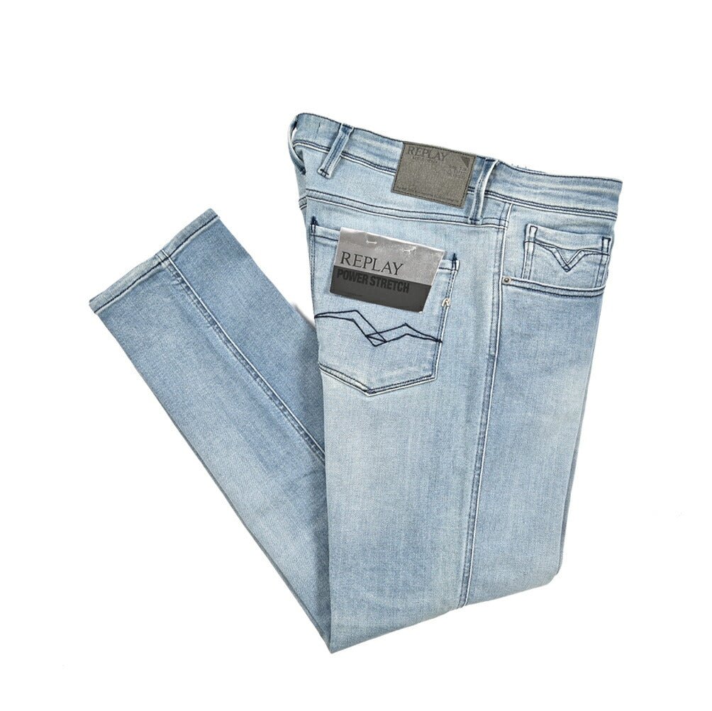 秋冬先行セール｜REPLAY ANBASS ストレッチデニム スリムフィットジーンズ / M914Y｜427171-W27-L30｜GUARDAROBA MILANO OFFICIAL STORE