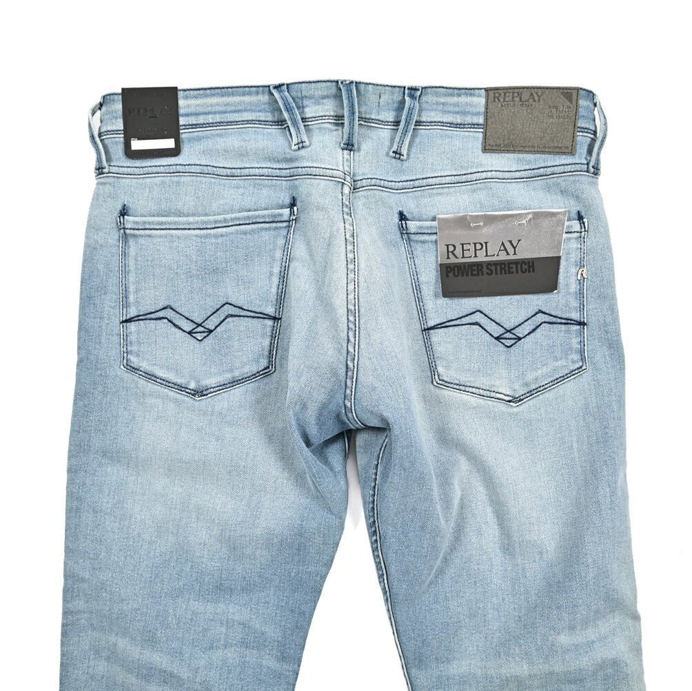 秋冬先行セール｜REPLAY ANBASS ストレッチデニム スリムフィットジーンズ / M914Y｜427171-W27-L30｜GUARDAROBA MILANO OFFICIAL STORE