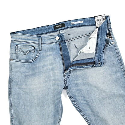 秋冬先行セール｜REPLAY ANBASS ストレッチデニム スリムフィットジーンズ / M914Y｜427222-W29-L32｜GUARDAROBA MILANO OFFICIAL STORE