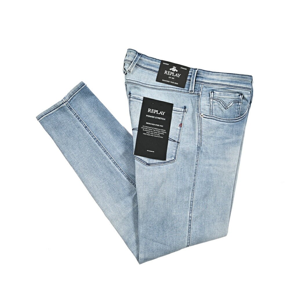 秋冬先行セール｜REPLAY ANBASS ストレッチデニム スリムフィットジーンズ / M914Y｜427222-W29-L32｜GUARDAROBA MILANO OFFICIAL STORE