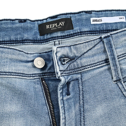 秋冬先行セール｜REPLAY ANBASS ストレッチデニム スリムフィットジーンズ / M914Y｜427222-W29-L32｜GUARDAROBA MILANO OFFICIAL STORE