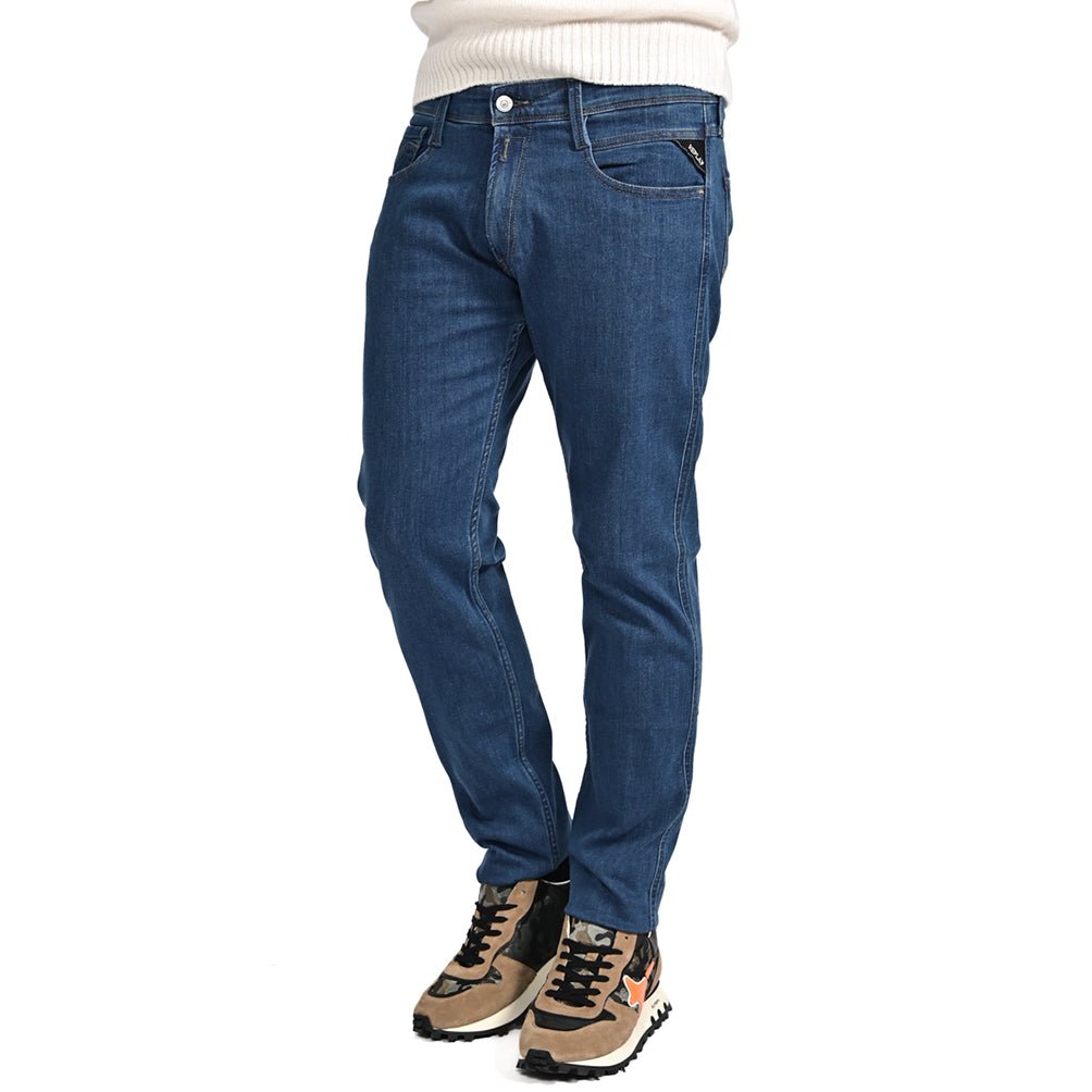 秋冬先行セール｜REPLAY ANBASS ストレッチデニム スリムフィットジーンズ / M914Y｜427228-W30-L30｜GUARDAROBA MILANO OFFICIAL STORE