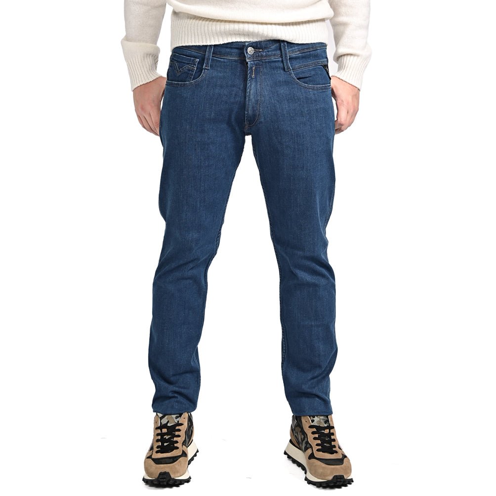 秋冬先行セール｜REPLAY ANBASS ストレッチデニム スリムフィットジーンズ / M914Y｜427228-W30-L30｜GUARDAROBA MILANO OFFICIAL STORE