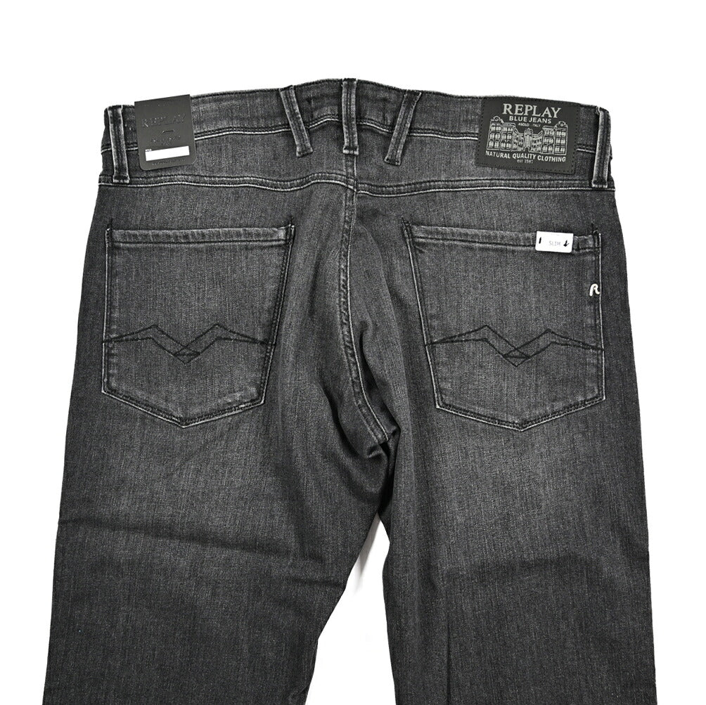 REPLAY ANBASS ストレッチデニム スリムフィットジーンズ / M914Y｜428616-W32-L36｜GUARDAROBA MILANO OFFICIAL STORE