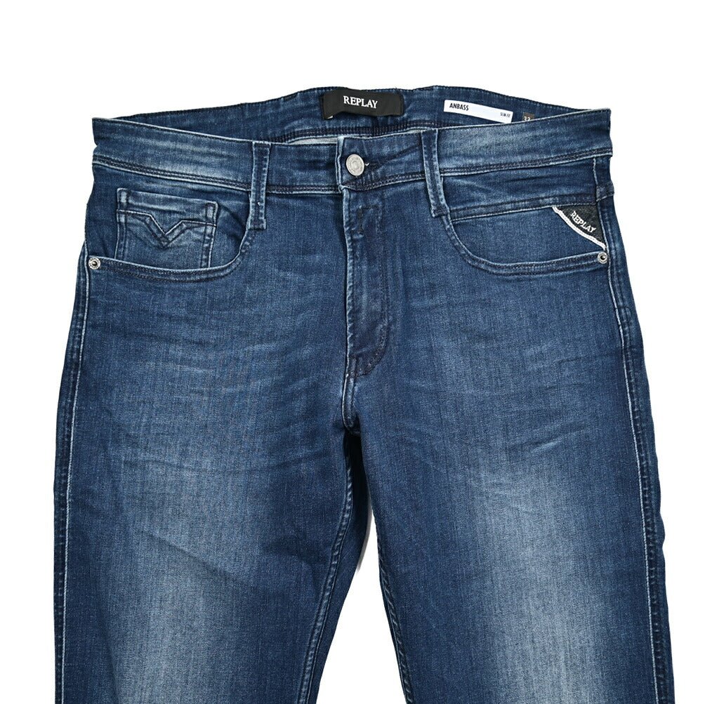 REPLAY ANBASS ストレッチデニム スリムフィットジーンズ / M914Y｜428632-W33-L32｜GUARDAROBA MILANO OFFICIAL STORE