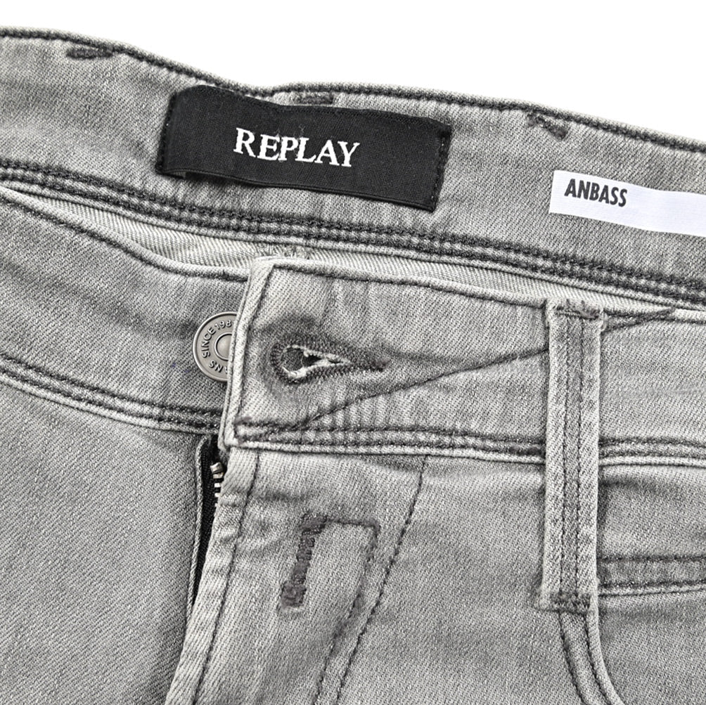 秋冬先行セール｜REPLAY ANBASS ストレッチデニム スリムフィットジーンズ / M914Y｜428667-W32-L32｜GUARDAROBA MILANO OFFICIAL STORE