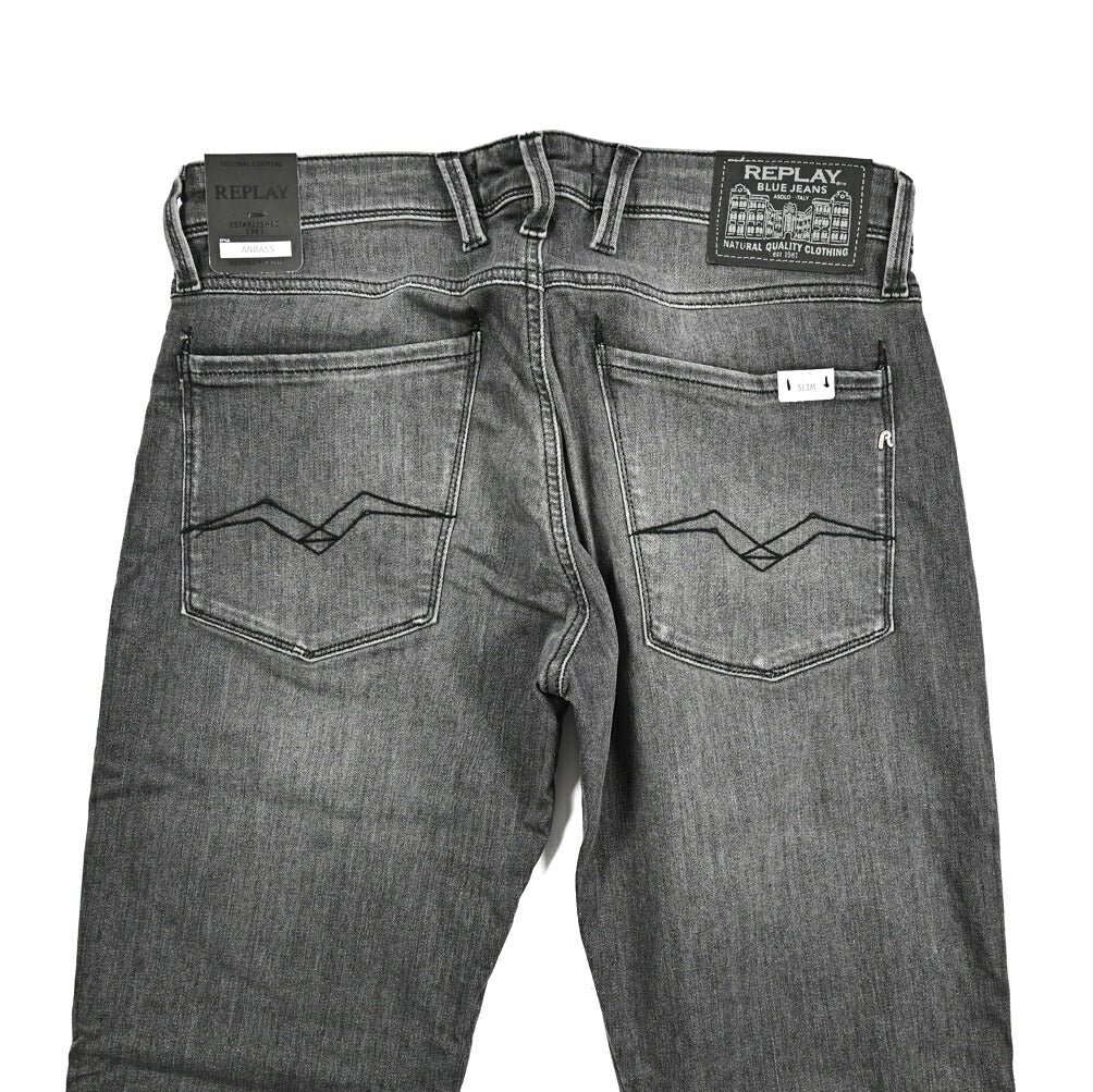 REPLAY ANBASS ストレッチデニム スリムフィットジーンズ / M914Y｜428728-W31-L32｜GUARDAROBA MILANO OFFICIAL STORE