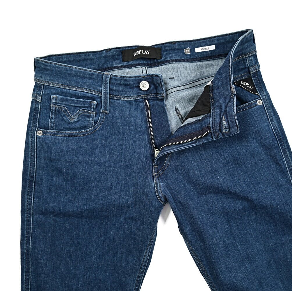 REPLAY ANBASS ストレッチデニム スリムフィットジーンズ / M914Y｜429196-W30-L30｜GUARDAROBA MILANO OFFICIAL STORE
