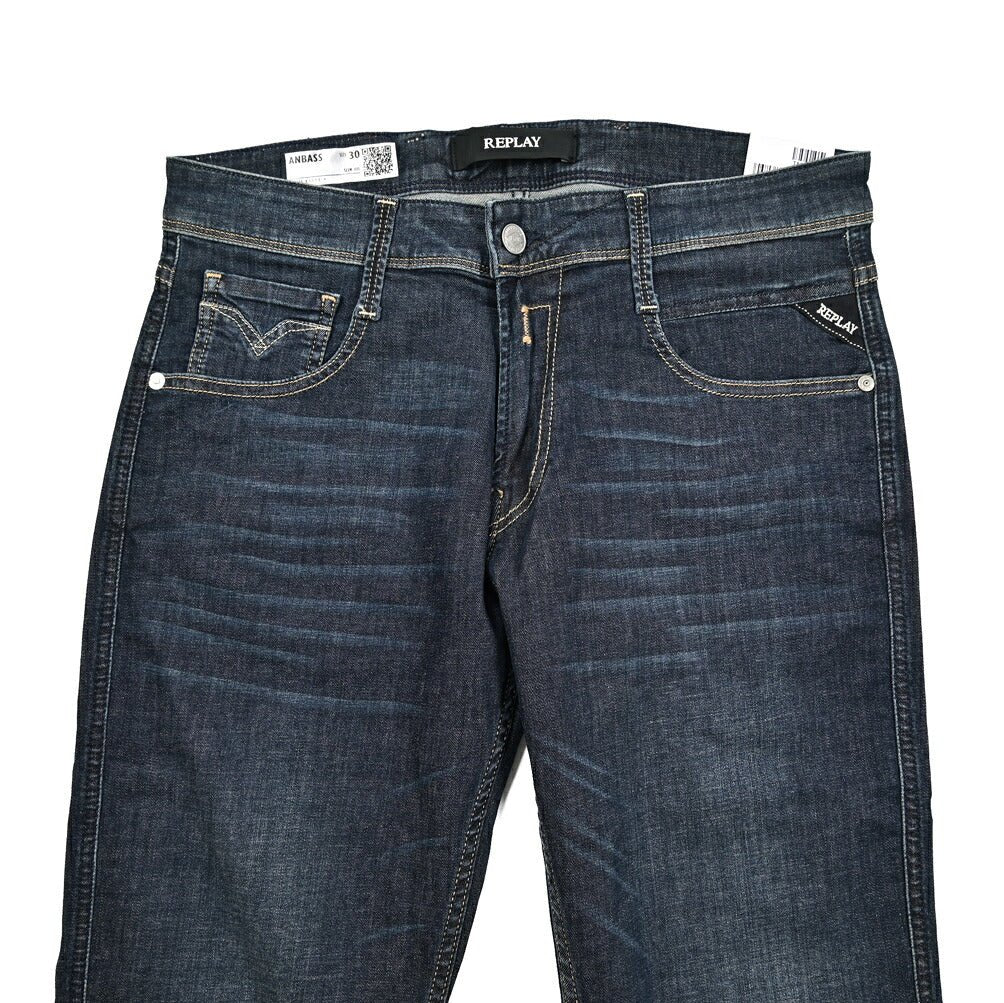 REPLAY ANBASS ライトオンスデニム スリムフィットジーンズ / M914Y｜429271-W30-L30｜GUARDAROBA MILANO OFFICIAL STORE
