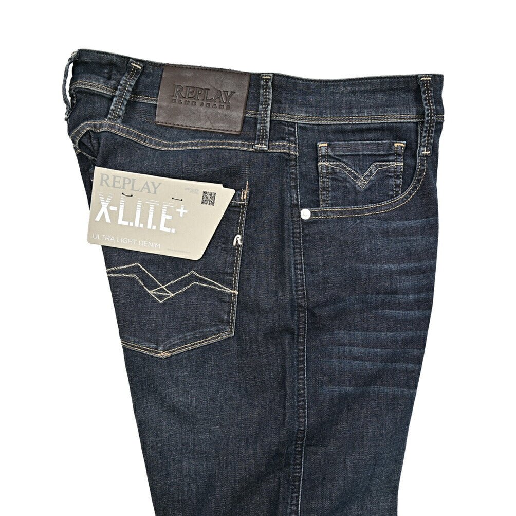 REPLAY ANBASS ライトオンスデニム スリムフィットジーンズ / M914Y｜429271-W30-L30｜GUARDAROBA MILANO OFFICIAL STORE