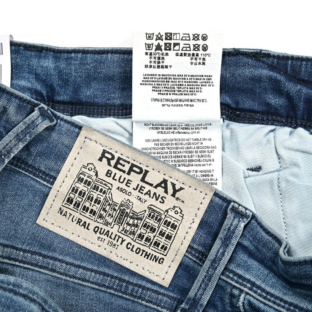 REPLAY ANBASS ストレッチデニム スリムフィットジーンズ / M914Y｜429280-W30-L34｜GUARDAROBA MILANO OFFICIAL STORE