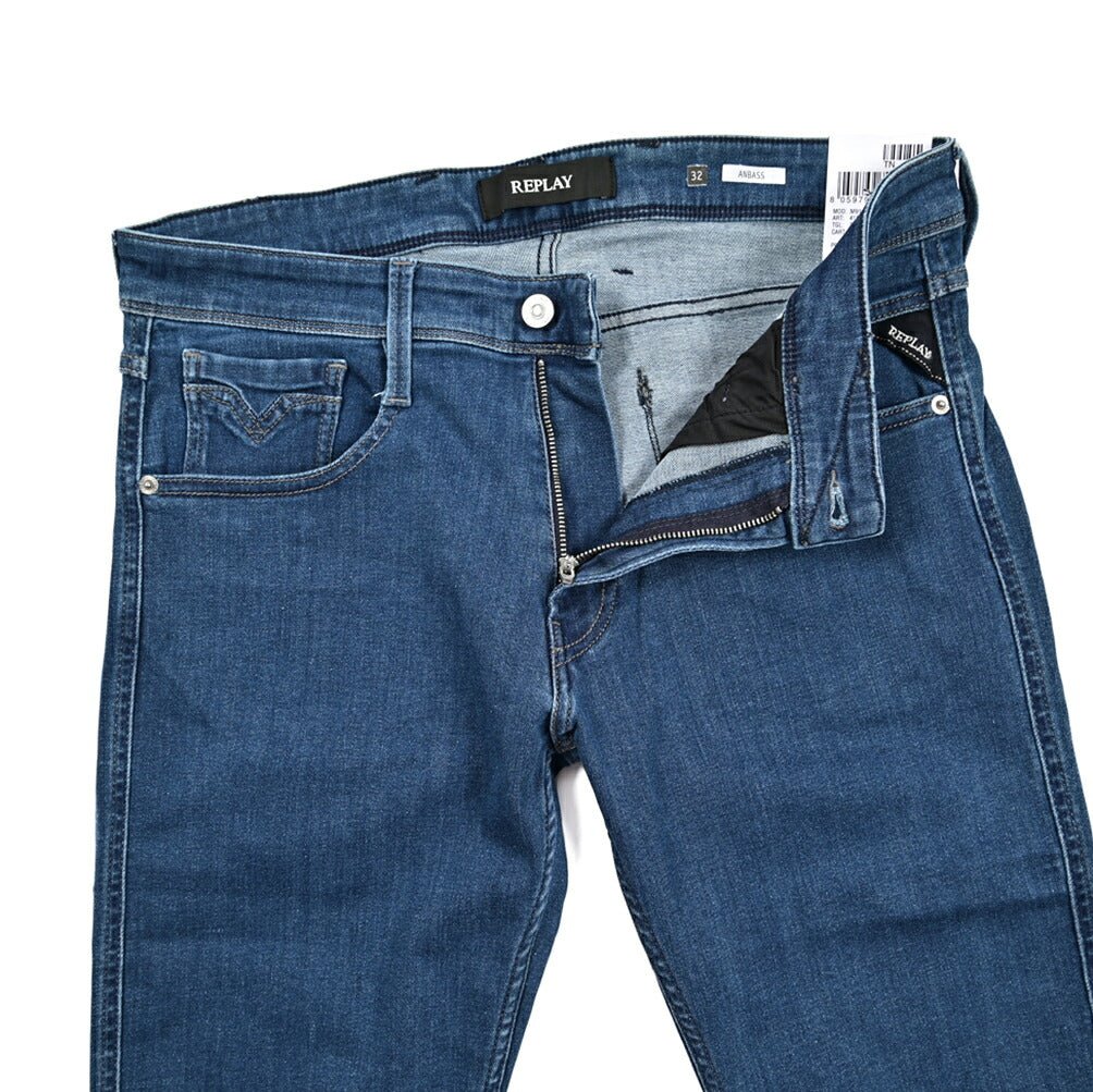 REPLAY ANBASS ストレッチデニム スリムフィットジーンズ / M914Y｜429322-W32-L32｜GUARDAROBA MILANO OFFICIAL STORE