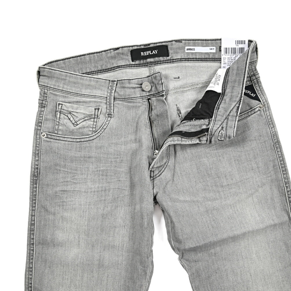 REPLAY ANBASS ストレッチデニム スリムフィットジーンズ / M914Y｜429334-W31-L32｜GUARDAROBA MILANO OFFICIAL STORE