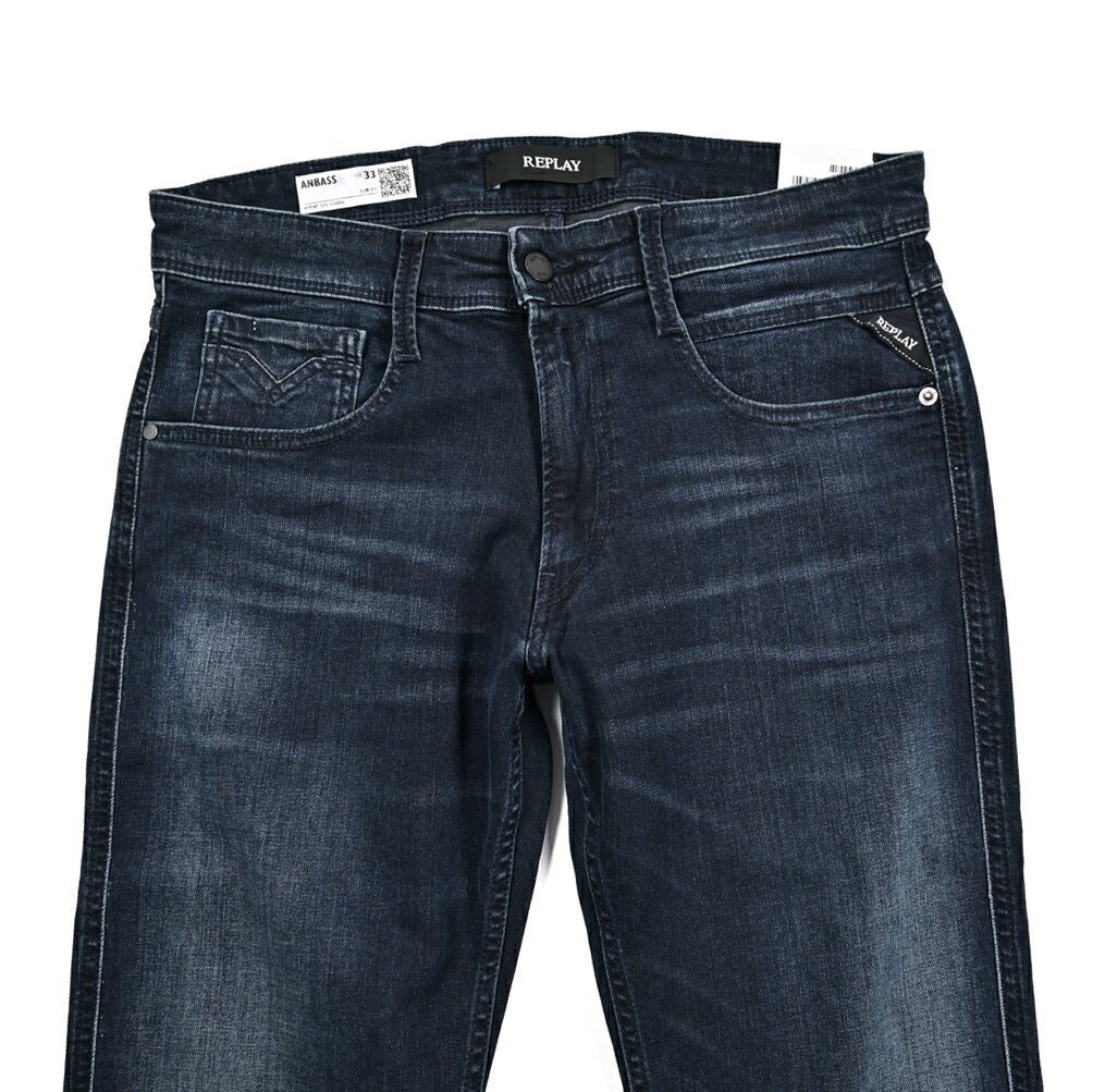 REPLAY ANBASS ストレッチデニム スリムフィットジーンズ / M914Y｜429359-W33-L32｜GUARDAROBA MILANO OFFICIAL STORE