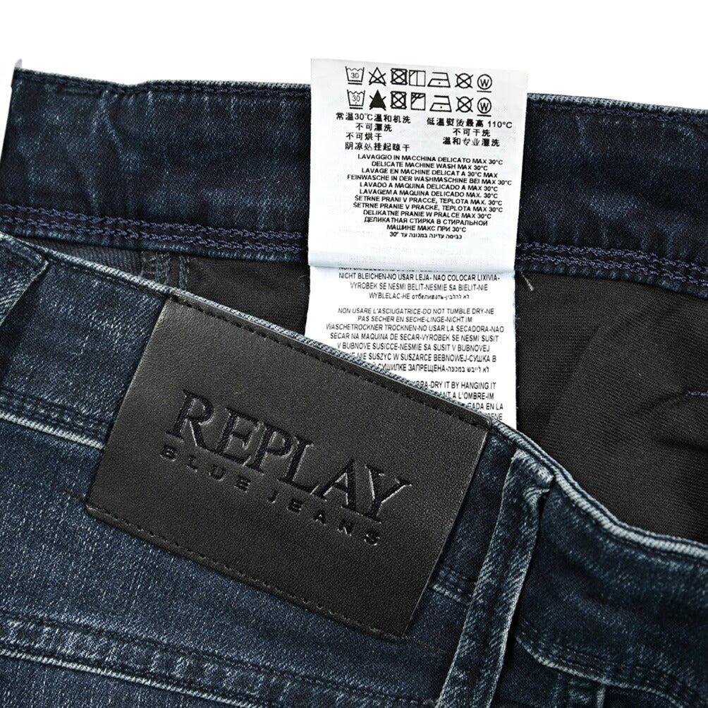REPLAY ANBASS ストレッチデニム スリムフィットジーンズ / M914Y｜429359-W33-L32｜GUARDAROBA MILANO OFFICIAL STORE