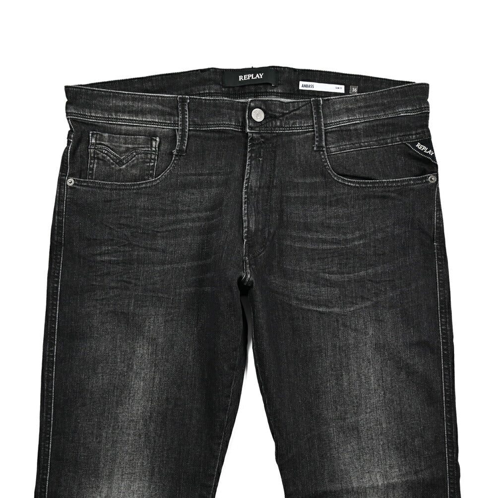 REPLAY ANBASS ストレッチデニム スリムフィットジーンズ / M914Y｜429365-W36-L32｜GUARDAROBA MILANO OFFICIAL STORE