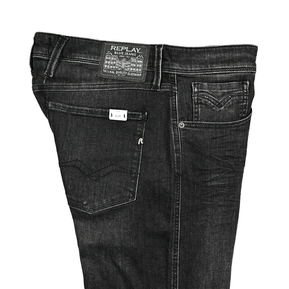 REPLAY ANBASS ストレッチデニム スリムフィットジーンズ / M914Y｜429365-W36-L32｜GUARDAROBA MILANO OFFICIAL STORE