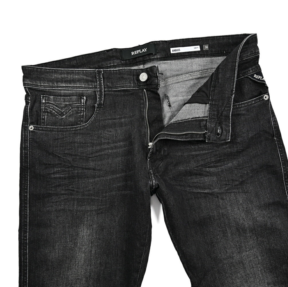 REPLAY ANBASS ストレッチデニム スリムフィットジーンズ / M914Y｜429365-W36-L32｜GUARDAROBA MILANO OFFICIAL STORE