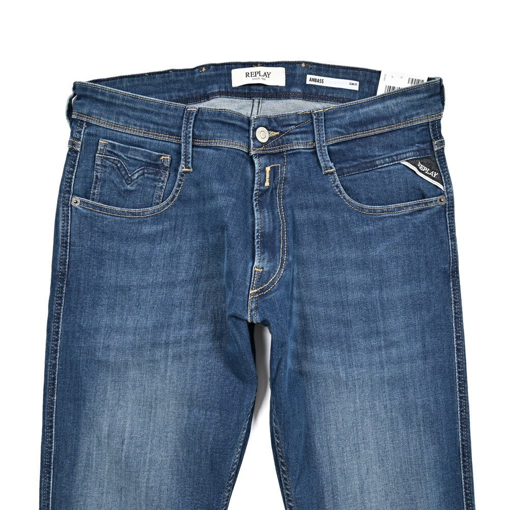 秋冬先行セール｜REPLAY ANBASS ストレッチデニム スリムフィットジーンズ / M914Y｜429381-W32-L32｜GUARDAROBA MILANO OFFICIAL STORE