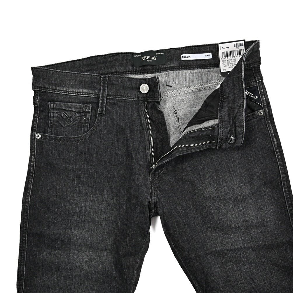 REPLAY ANBASS パワーストレッチデニム スリムフィットジーンズ / M914Y｜429420｜GUARDAROBA MILANO OFFICIAL STORE