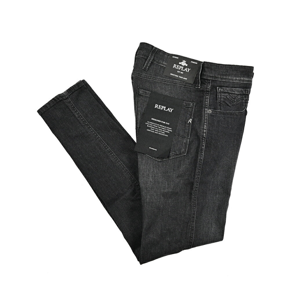 REPLAY ANBASS パワーストレッチデニム スリムフィットジーンズ / M914Y｜429420｜GUARDAROBA MILANO OFFICIAL STORE