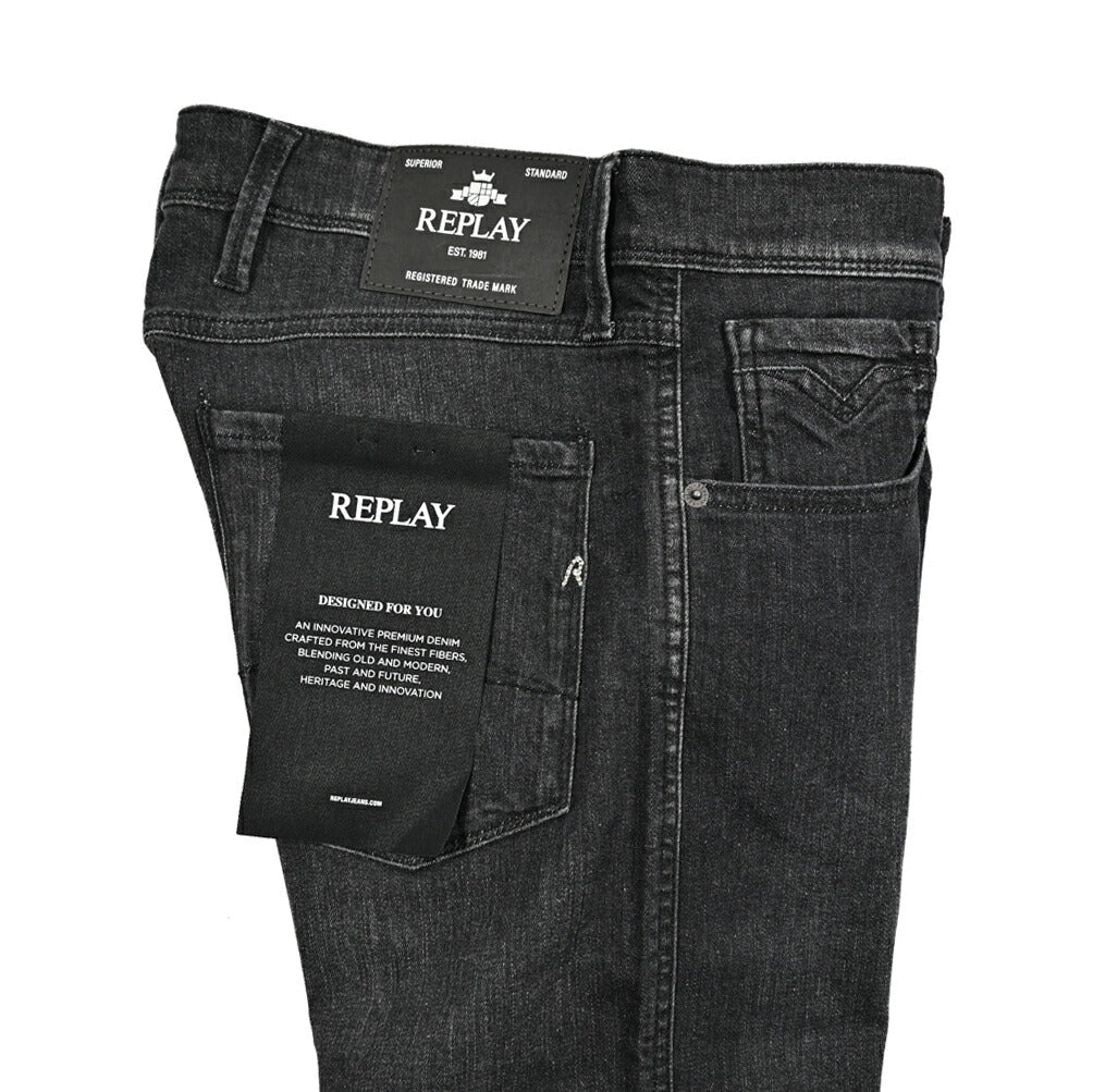 REPLAY ANBASS パワーストレッチデニム スリムフィットジーンズ / M914Y｜429420｜GUARDAROBA MILANO OFFICIAL STORE