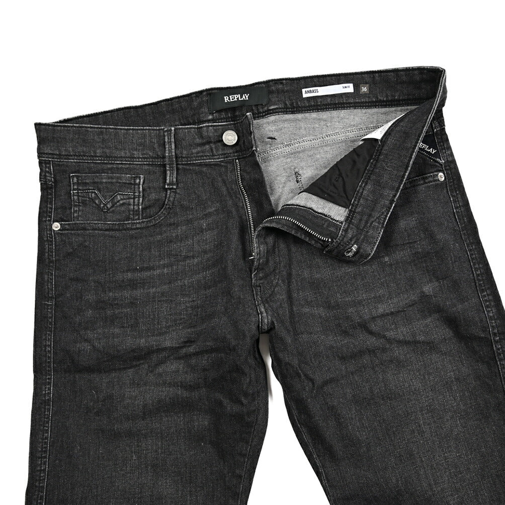 REPLAY ANBASS ストレッチデニム スリムフィットジーンズ / M914Y｜429580｜GUARDAROBA MILANO OFFICIAL STORE