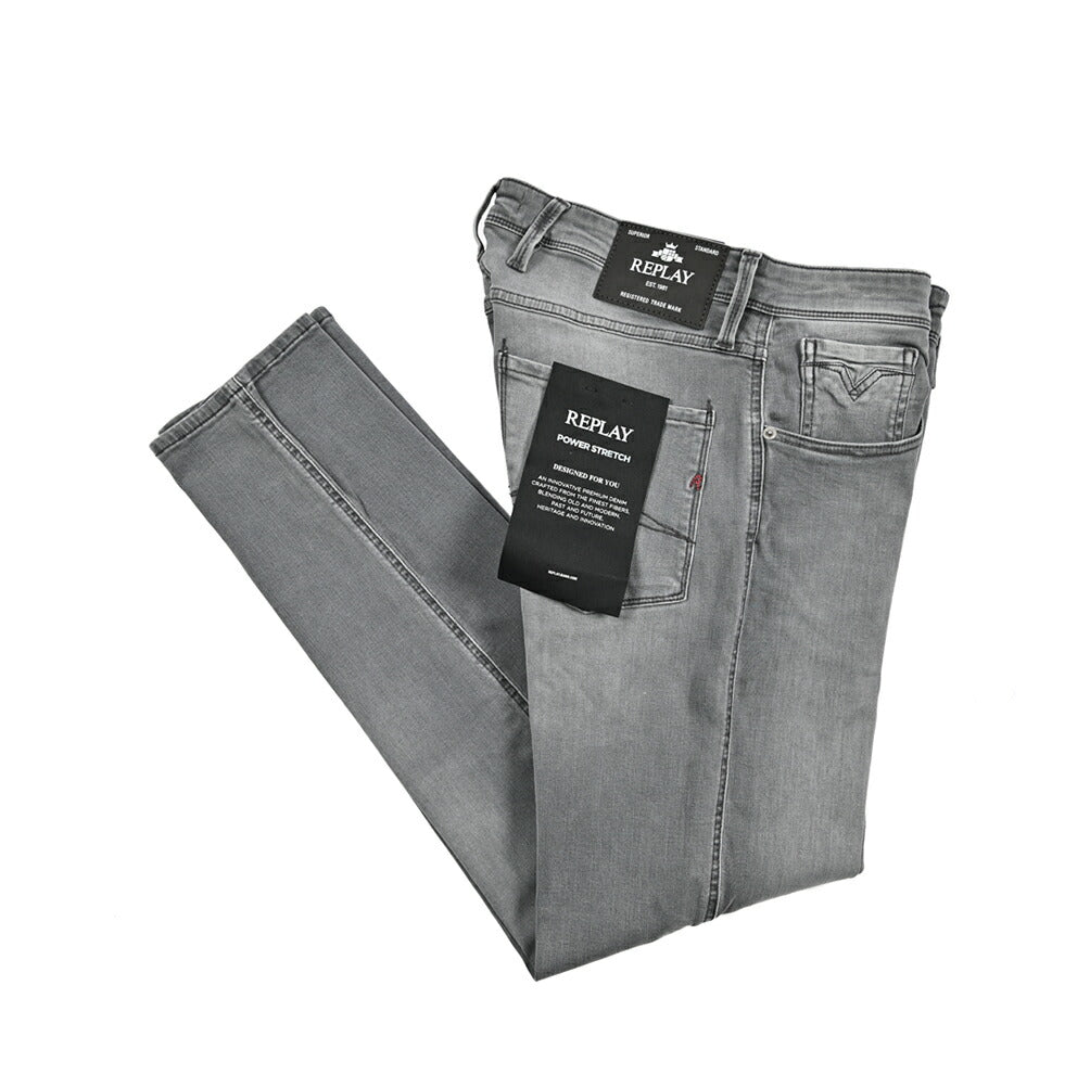 秋冬先行セール｜REPLAY ANBASS ストレッチデニム スリムフィットジーンズ / MA914｜427586-W30-L30｜GUARDAROBA MILANO OFFICIAL STORE