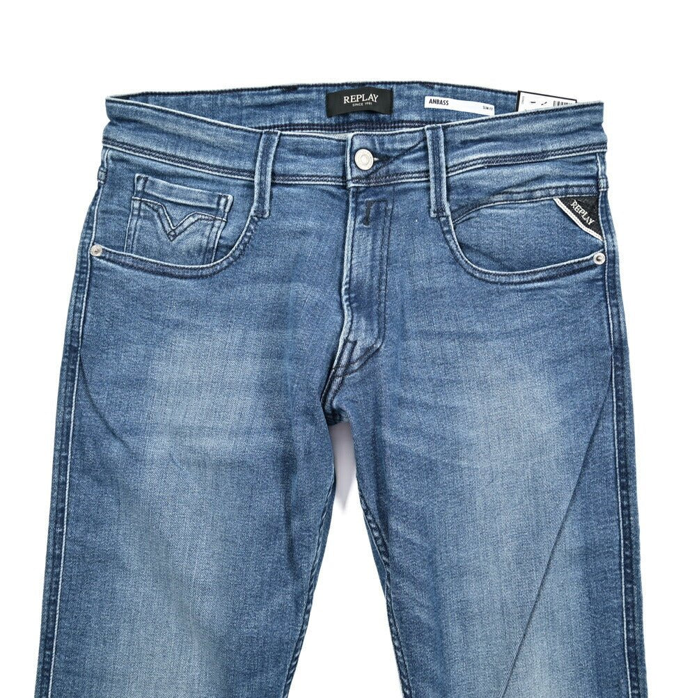 秋冬先行セール｜REPLAY ANBASS ストレッチデニム スリムフィットジーンズ / MA914｜428691-W31-L32｜GUARDAROBA MILANO OFFICIAL STORE