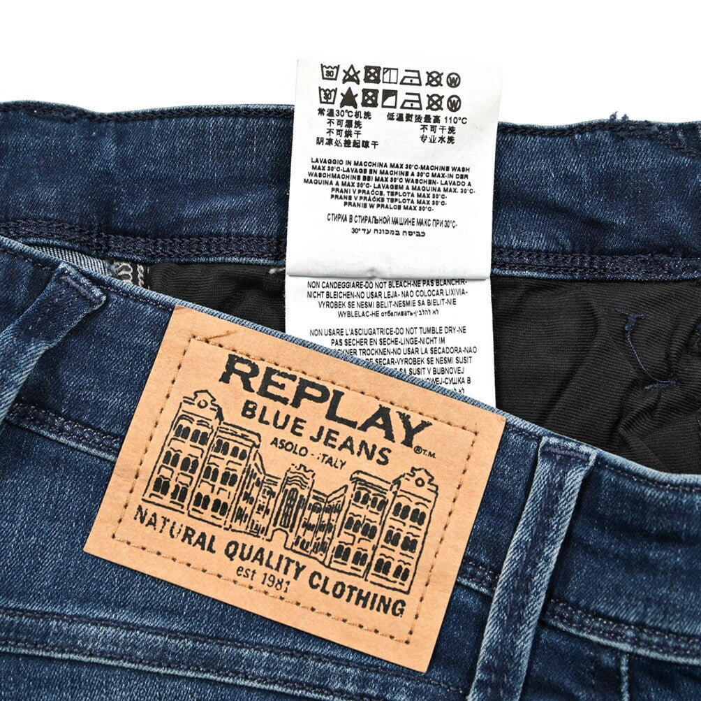 REPLAY ANBASS ストレッチデニム スリムフィットジーンズ / MA914｜429179-W31-L30｜GUARDAROBA MILANO OFFICIAL STORE