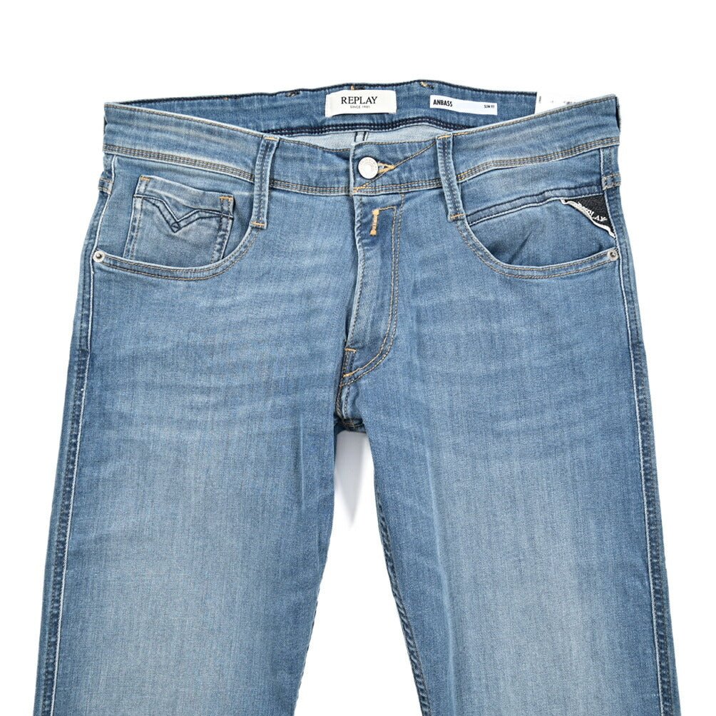 秋冬先行セール｜REPLAY ANBASS ストレッチデニム スリムフィットジーンズ / MA914Y｜429374-W32-L32｜GUARDAROBA MILANO OFFICIAL STORE