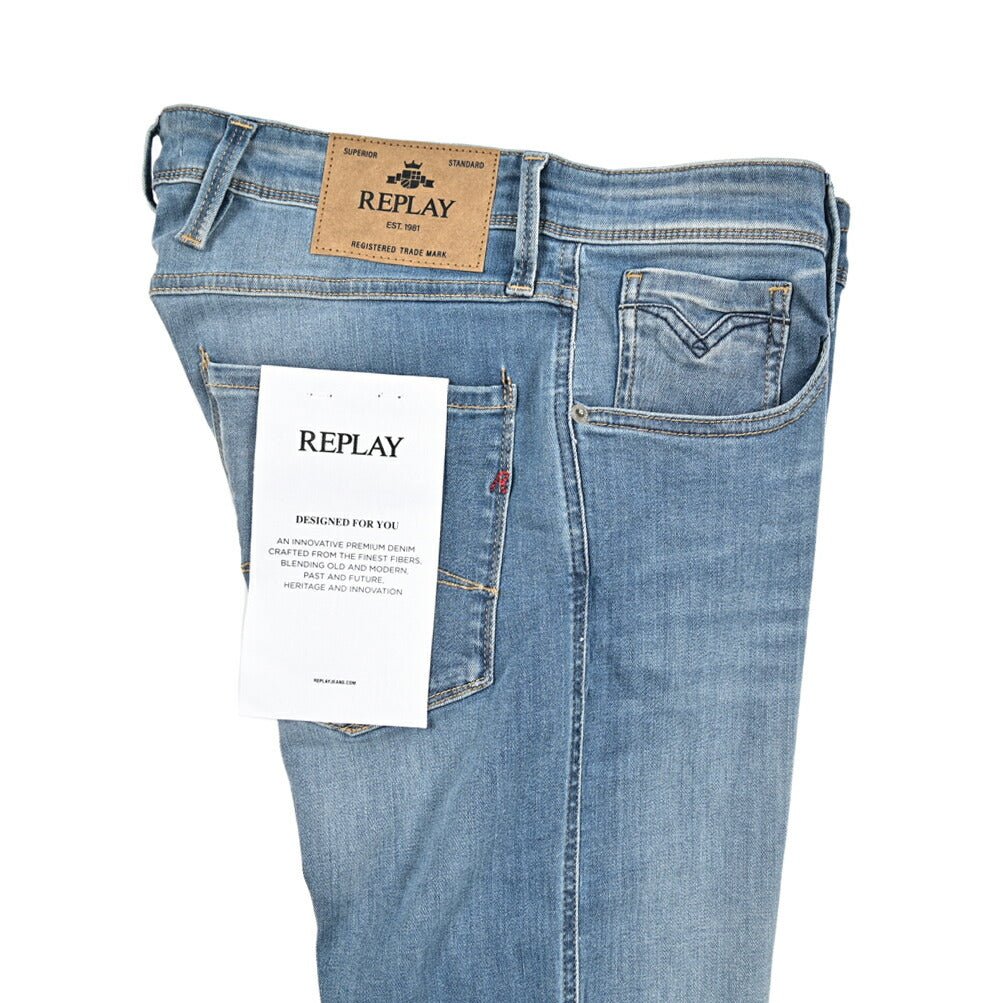 秋冬先行セール｜REPLAY ANBASS ストレッチデニム スリムフィットジーンズ / MA914Y｜429374-W32-L32｜GUARDAROBA MILANO OFFICIAL STORE