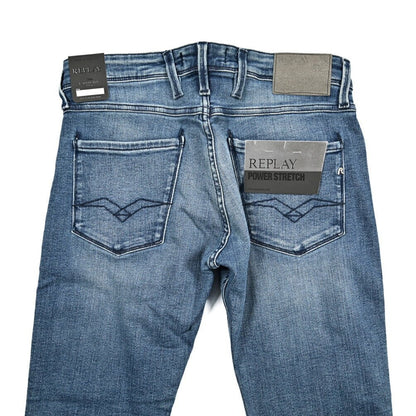 REPLAY ANBASS ストレッチデニム スリムフィットジーンズ POWER STRETCH / M914｜429435-W30-L30｜GUARDAROBA MILANO OFFICIAL STORE