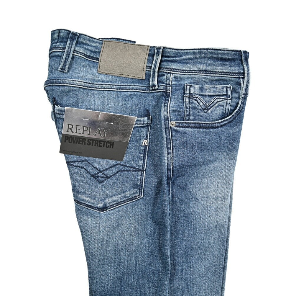 REPLAY ANBASS ストレッチデニム スリムフィットジーンズ POWER STRETCH / M914｜429435-W30-L30｜GUARDAROBA MILANO OFFICIAL STORE