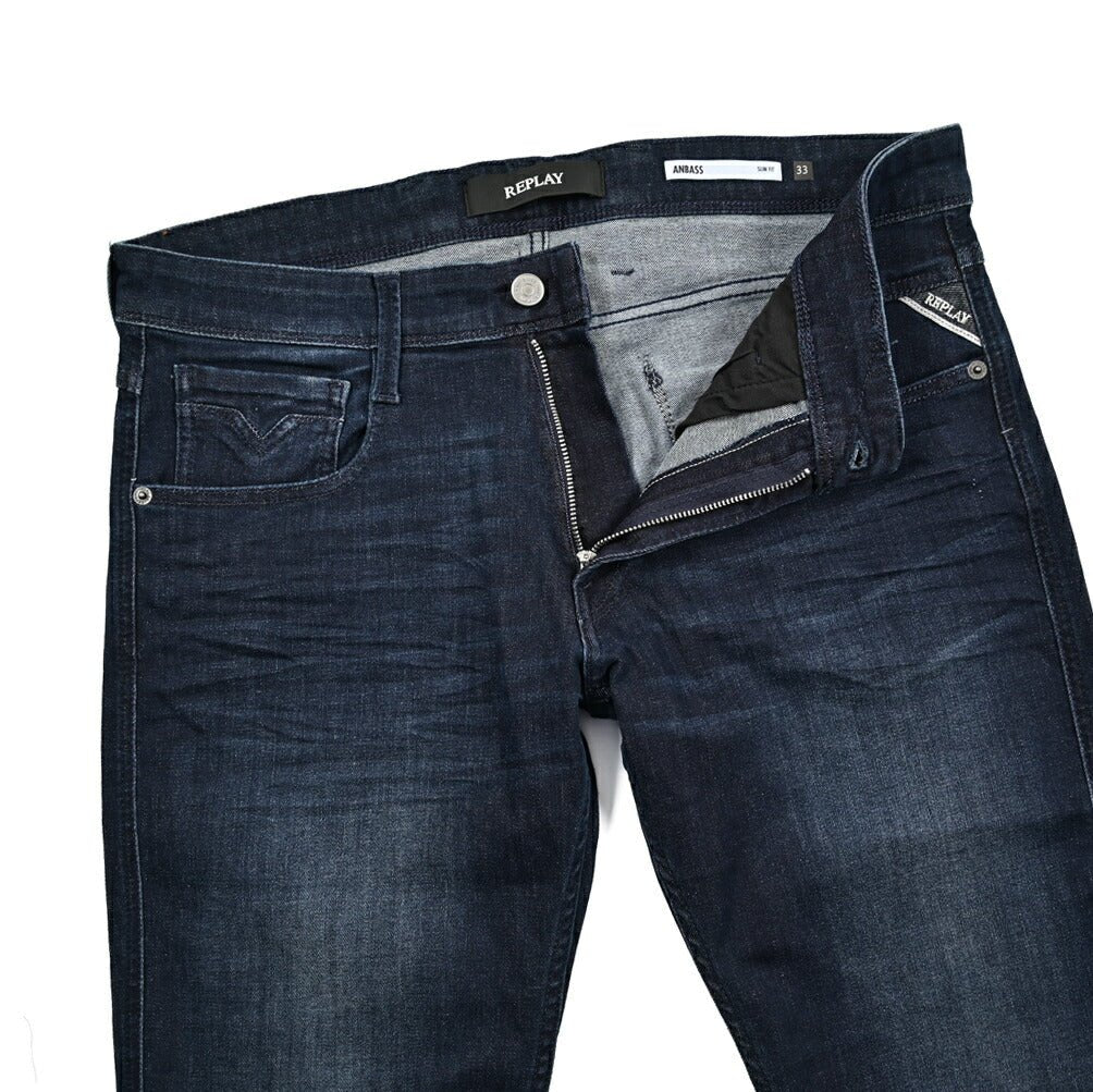 REPLAY ANBASS ストレッチデニム スリムフィットジーンズ POWER STRETCH / M914D｜429452｜GUARDAROBA MILANO OFFICIAL STORE