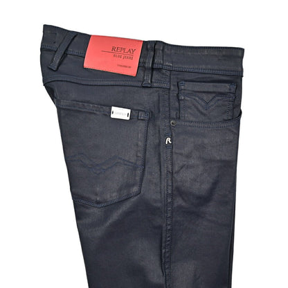 秋冬先行セール｜REPLAY BRONNY コーティングデニム スーパースリムフィットストレッチジーンズ / MA934E｜429088-W28-L32｜GUARDAROBA MILANO OFFICIAL STORE