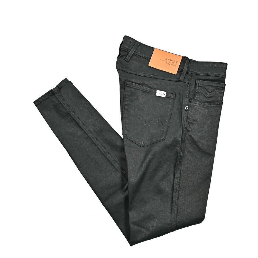 秋冬先行セール｜REPLAY BRONNY コーティングデニム スーパースリムフィットストレッチジーンズ / MA934O｜429082-W32-L32｜GUARDAROBA MILANO OFFICIAL STORE