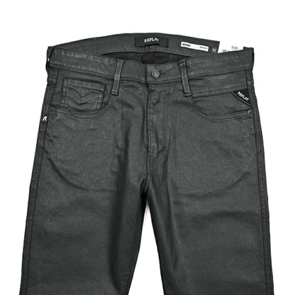 秋冬先行セール｜REPLAY BRONNY コーティングデニム スーパースリムフィットストレッチジーンズ / MA934O｜429082-W32-L32｜GUARDAROBA MILANO OFFICIAL STORE