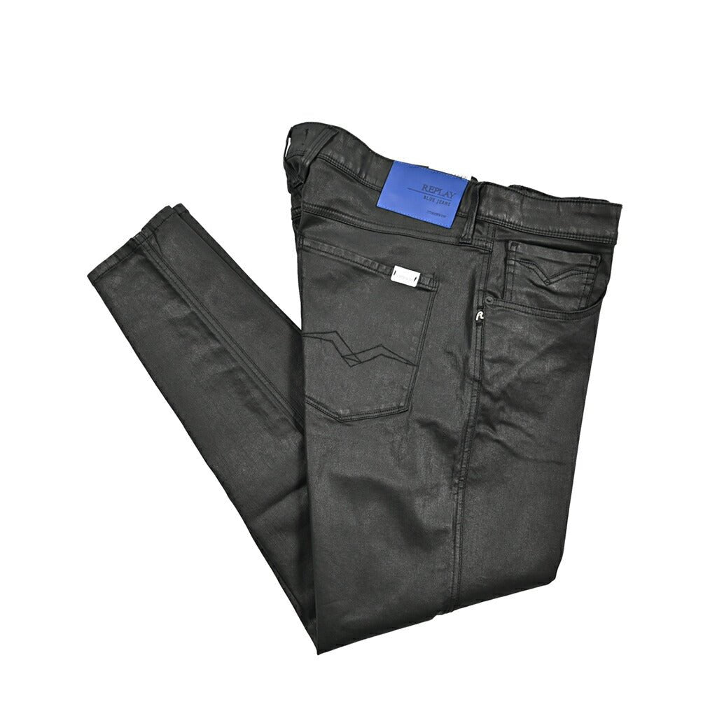 秋冬先行セール｜REPLAY BRONNY コーティングデニム スーパースリムフィットストレッチジーンズ / MA934O｜429086-W38-L30｜GUARDAROBA MILANO OFFICIAL STORE