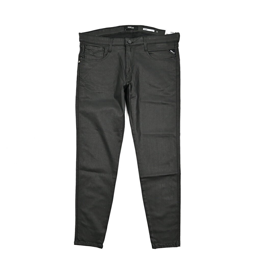 秋冬先行セール｜REPLAY BRONNY コーティングデニム スーパースリムフィットストレッチジーンズ / MA934O｜429086-W38-L30｜GUARDAROBA MILANO OFFICIAL STORE