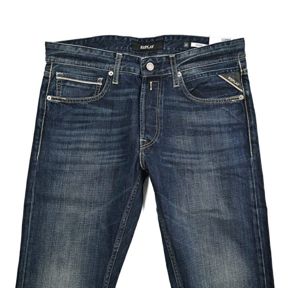 REPLAY GROVER コットン100%デニム ストレートフィットジーンズ / MA972｜429404｜GUARDAROBA MILANO OFFICIAL STORE