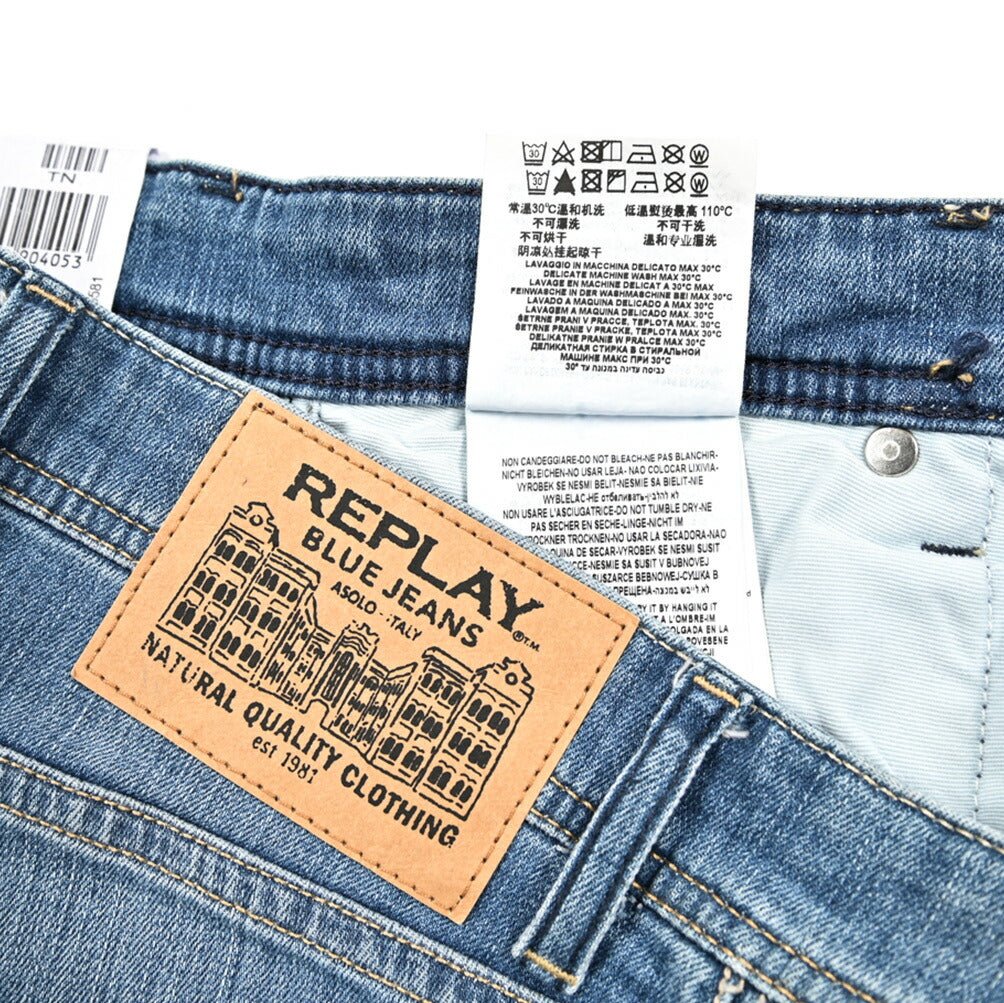 REPLAY GROVER ストレッチデニム ストレートフィットジーンズ / M972｜429161-W29-L32｜GUARDAROBA MILANO OFFICIAL STORE