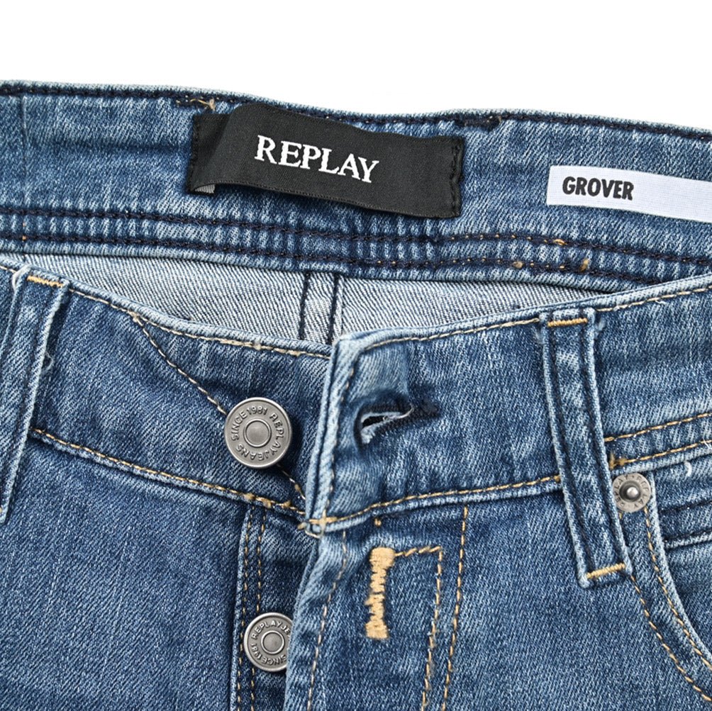 REPLAY GROVER ストレッチデニム ストレートフィットジーンズ / M972｜429161-W29-L32｜GUARDAROBA MILANO OFFICIAL STORE