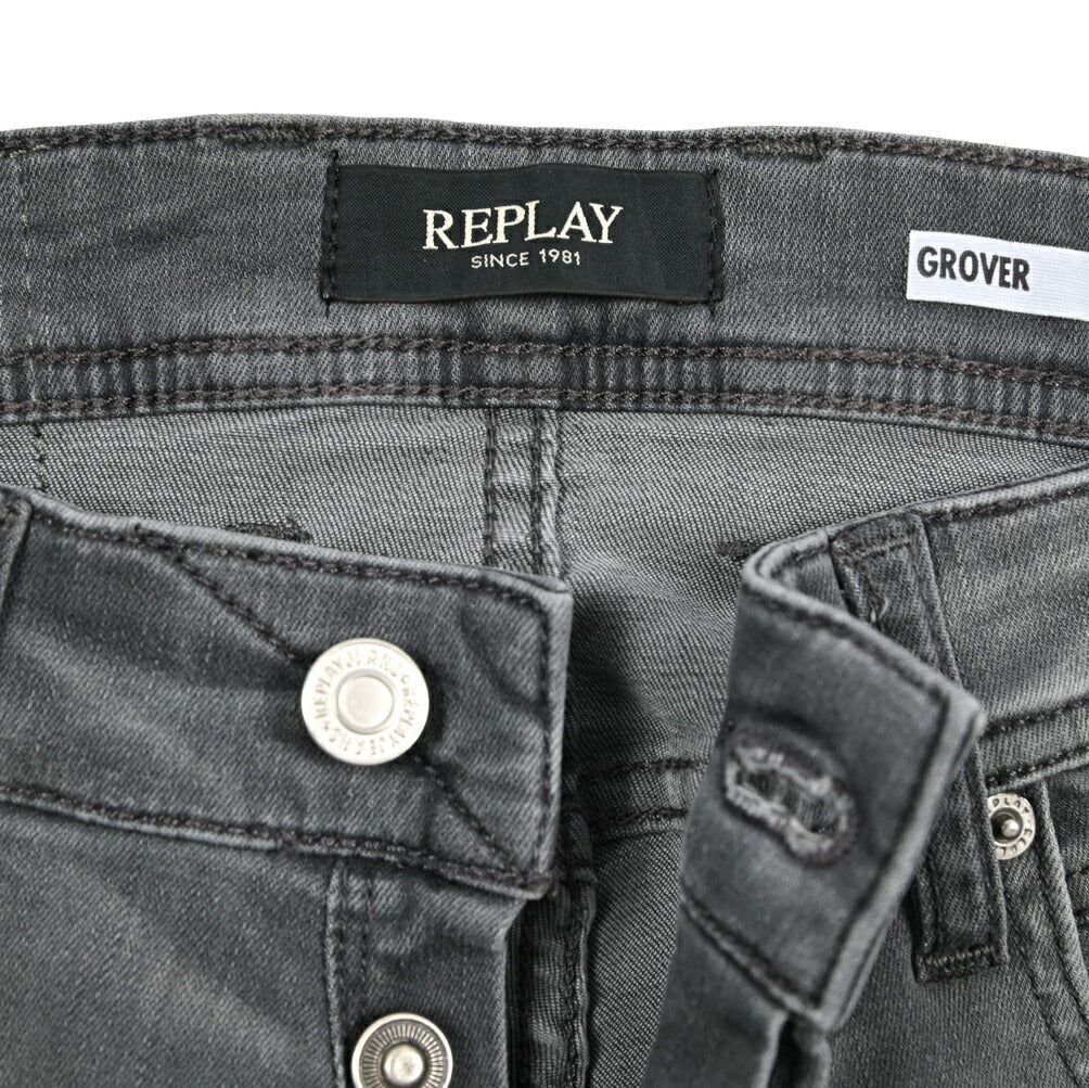 秋冬先行セール｜REPLAY GROVER ストレッチデニム ストレートフィットジーンズ / MA972｜427013-W28-L32｜GUARDAROBA MILANO OFFICIAL STORE