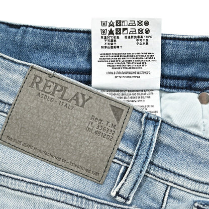 秋冬先行セール｜REPLAY GROVER ストレッチデニム ストレートフィットジーンズ / MA972｜427191-W29-L30｜GUARDAROBA MILANO OFFICIAL STORE
